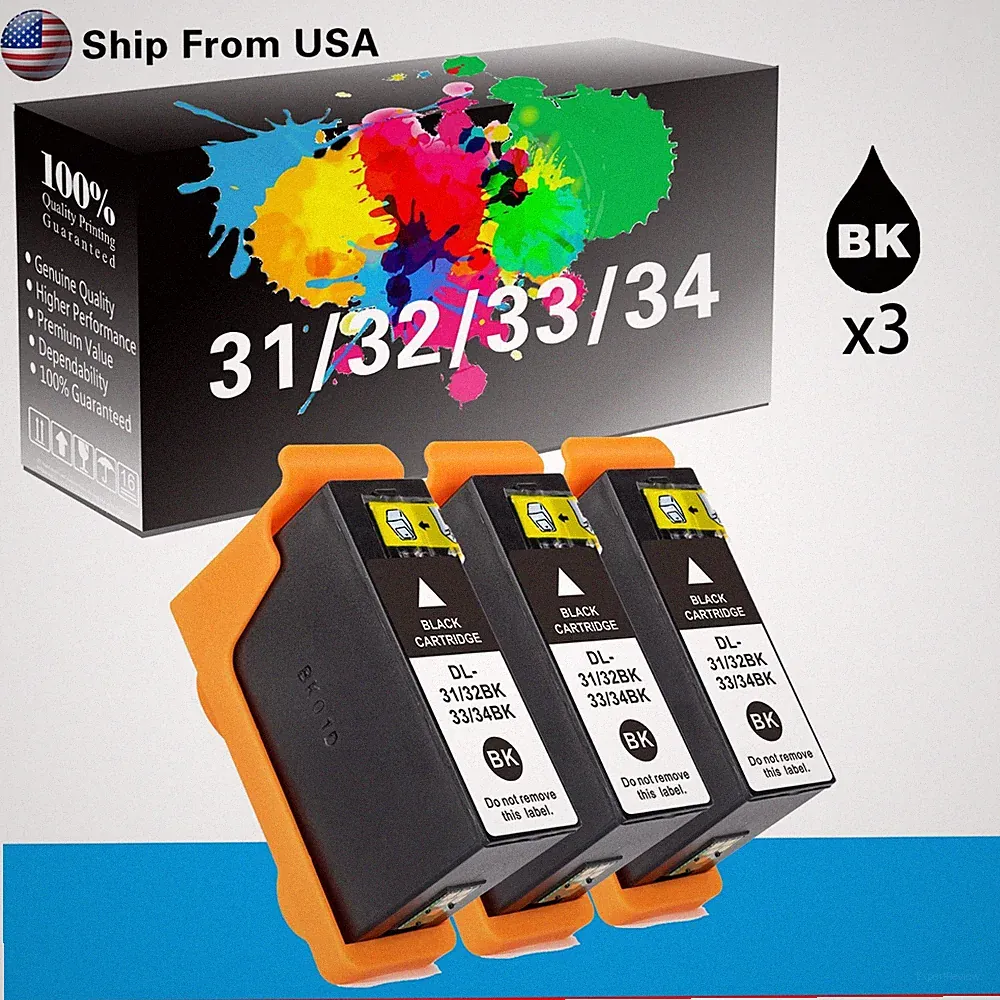 3PK Compatible Dell Ink Cartridge for V525W V725W Printer