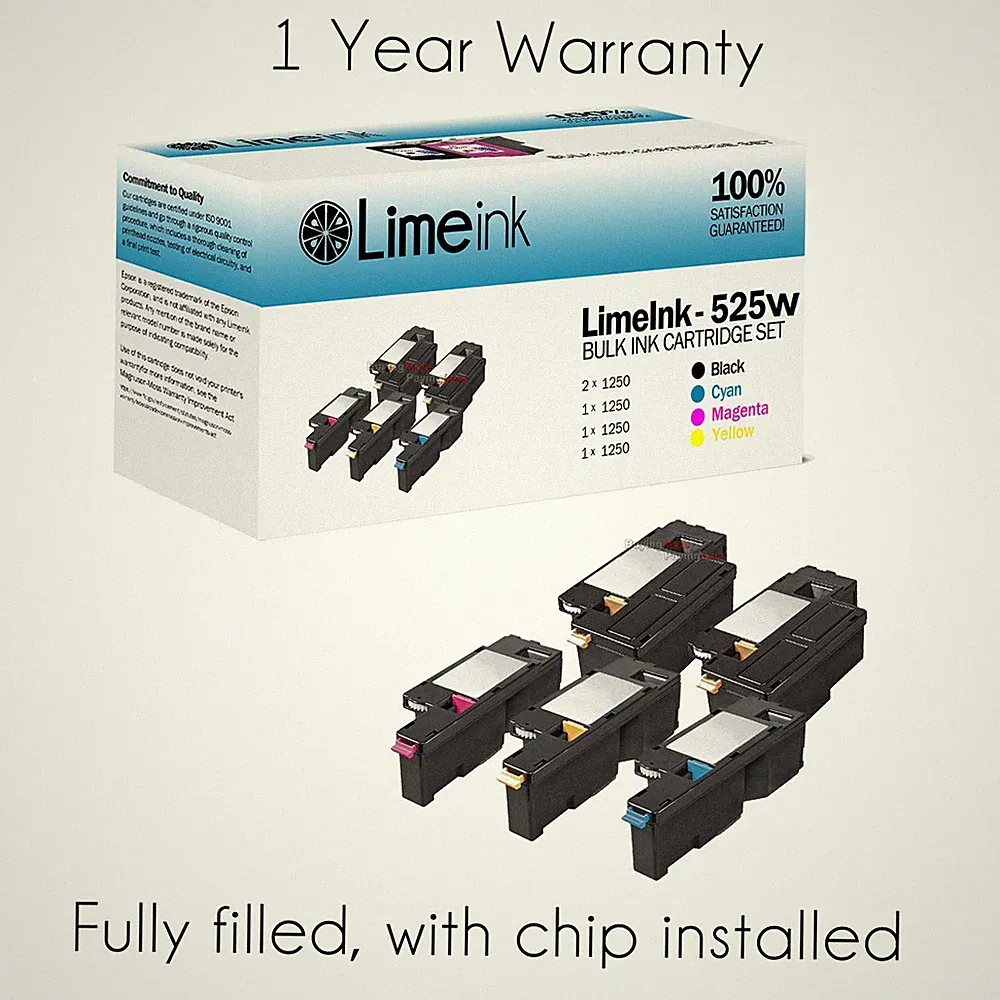 5 525W Toner Cartridge Black Color For Dell Laser E525W E525DW 525 E525 Printer