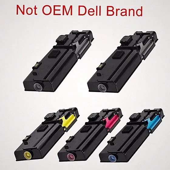 5 black&color ink toner for Dell C2665dnf RD80W 67H2T 488nh TW3NN laser printer