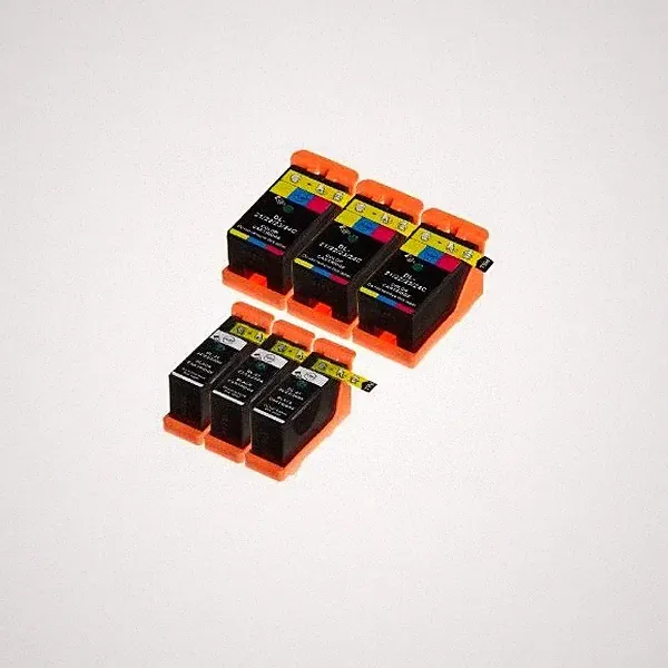 6 Pack New Ink Cartridges for Dell Series 21 22 23 24 V715w V515w P513w P713w