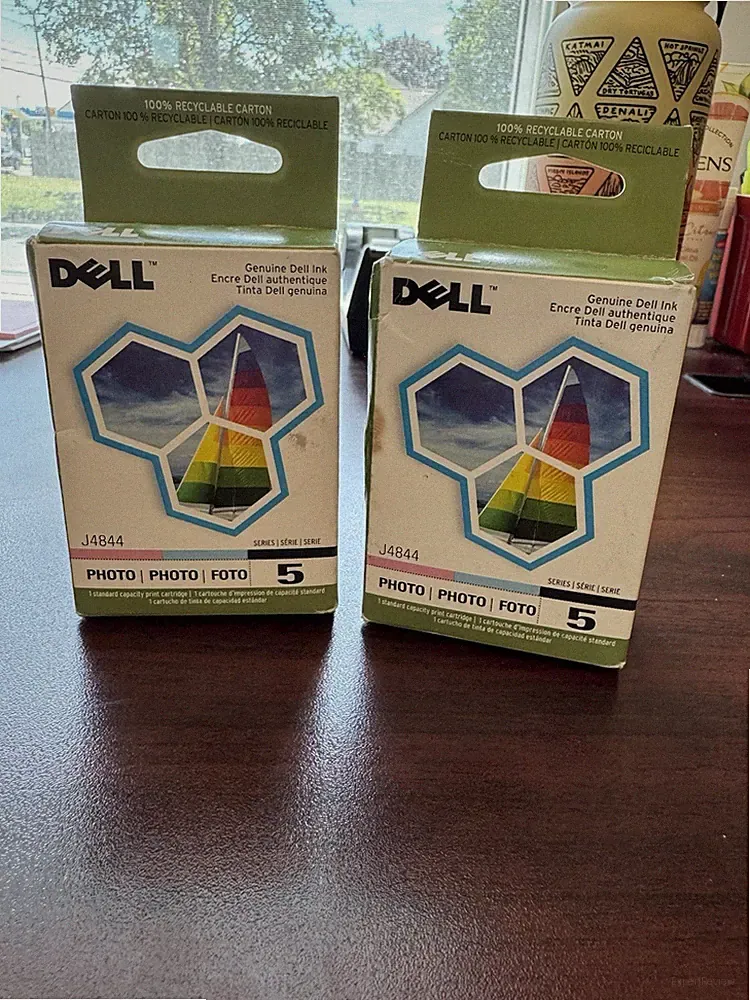 Brand New Dell Photo Ink (J4844) 2-Cartridges Included
