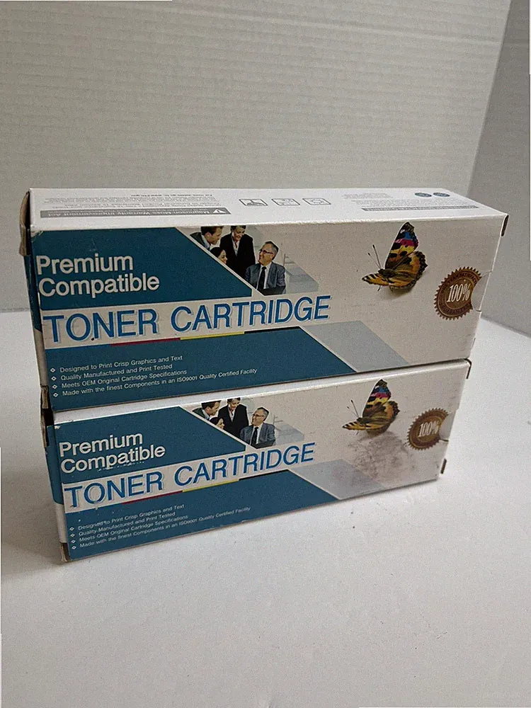 Dell 1320C Printer Toner Cartridges Black And Yellow Ink Lot Of 2 NIB Off Brand
