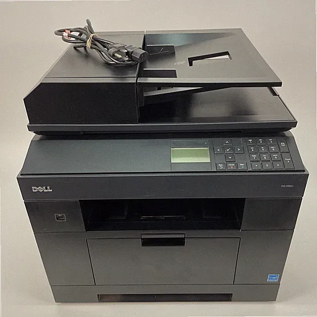 Dell 2335dn Monochrome All In One Printer Duplexer Pg. Ct. 8822 WORKING Video