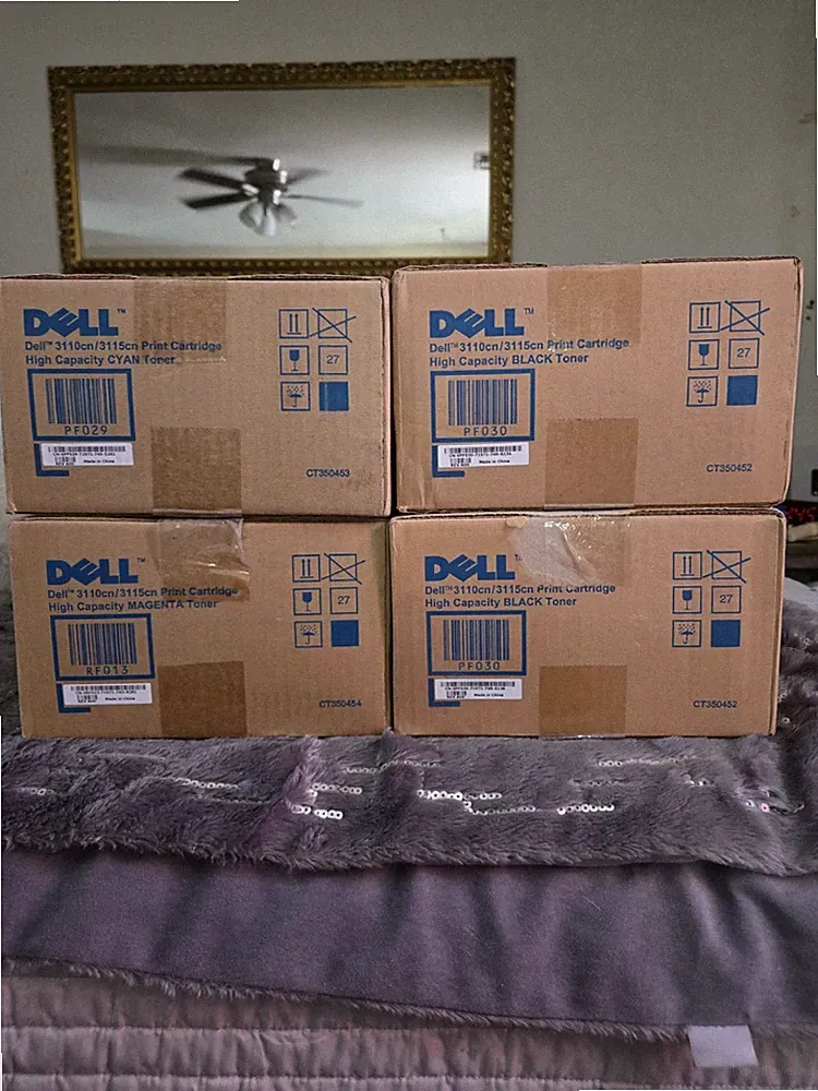 Dell 3110cn/3115cn Print Cartridges High Capacity Toner 1 Cyan,1 Magenta,2 Black