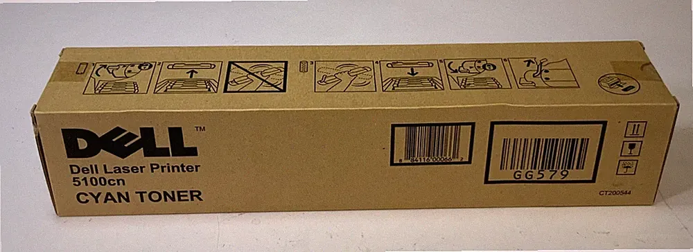 Dell CT200544 Laser Printer 5100cn Cyan Ink Toner Cartridge "Y3A"