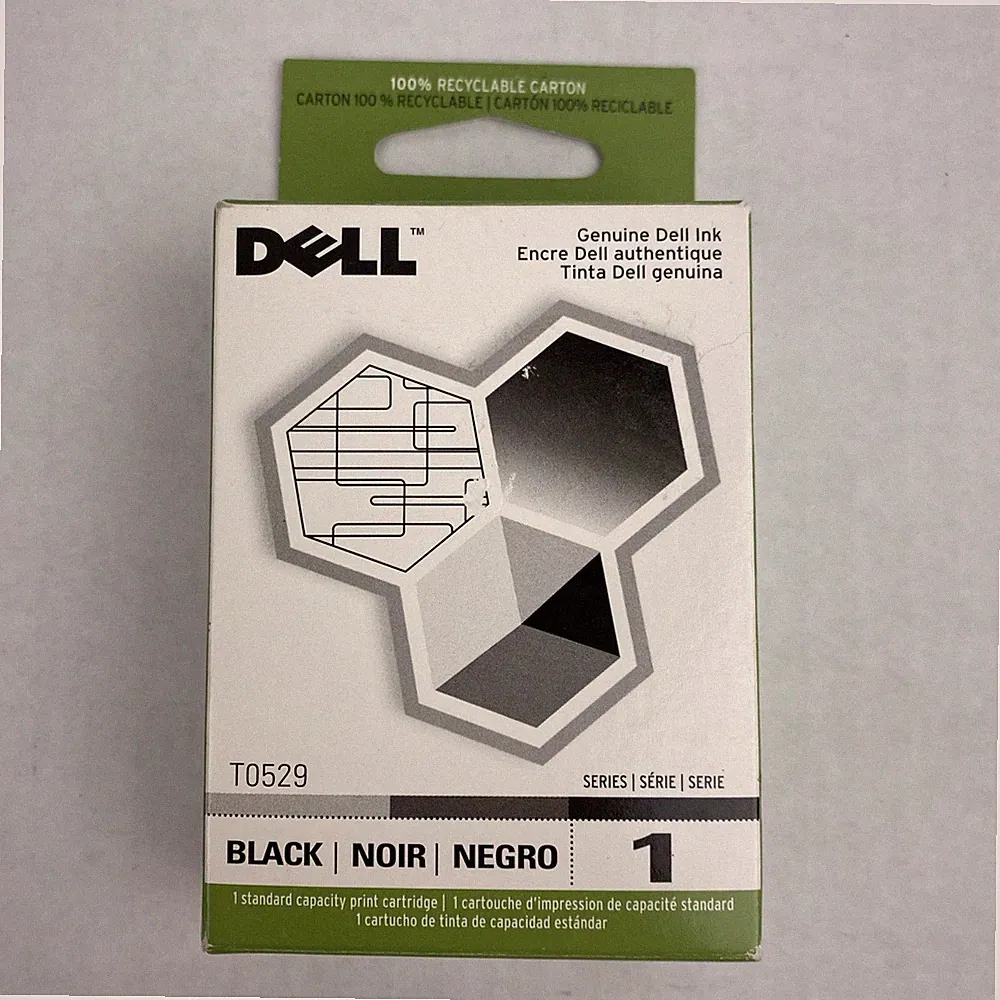 Dell Genuine T0529 310-5508 Series 1 High Resolution Black Ink Cartridge NIB NEW