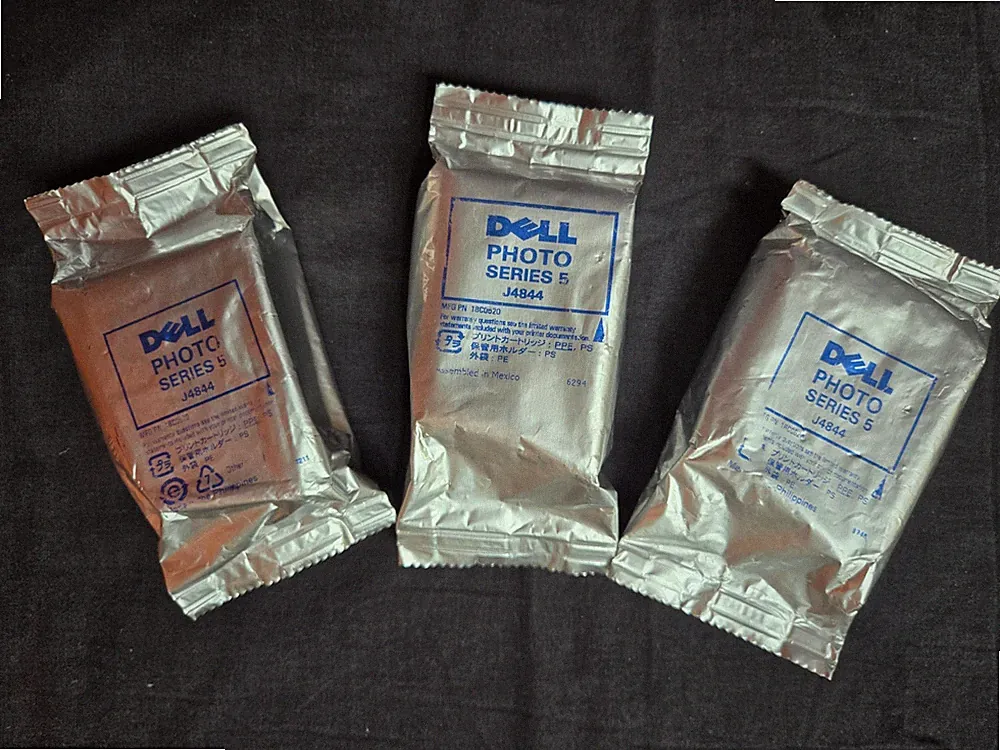 Dell J4844 Photo Ink Cartridges lot of 3 for Dell922 924 942 944 946 962 964NEW