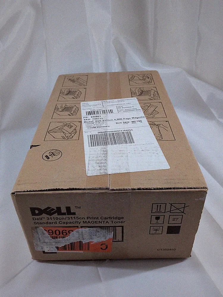 Dell Magenta Toner Ink 3110cn / 3115cn Cartridge Office Laser Printer Open Box