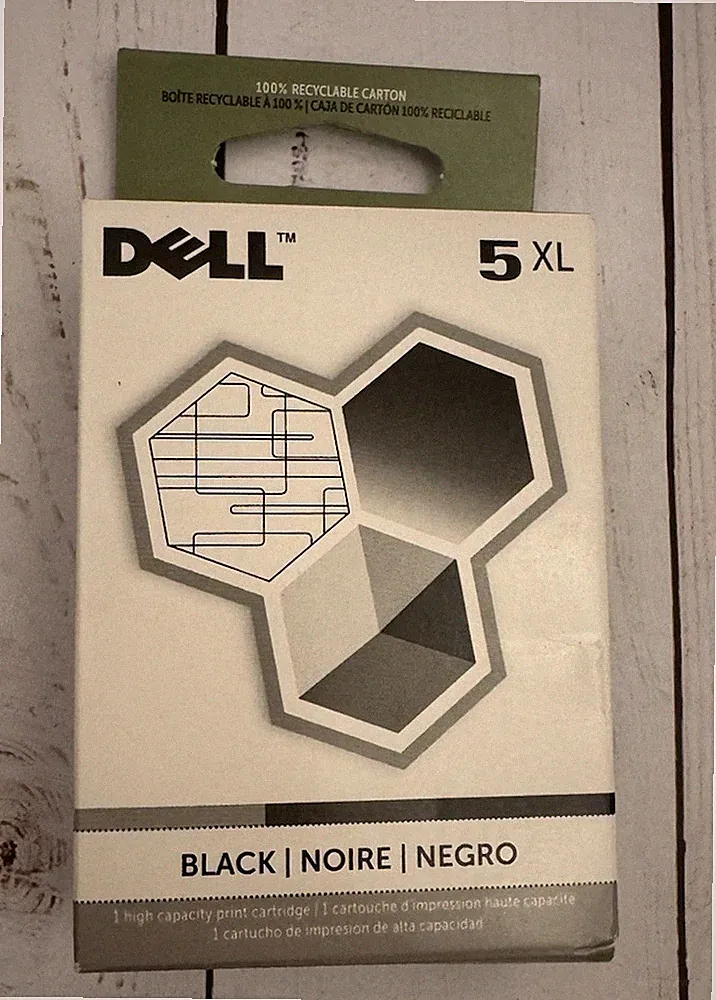 Dell Printer Ink Cartridge Black 5 XL Series NIB Sealed Box M4640 CHARITY