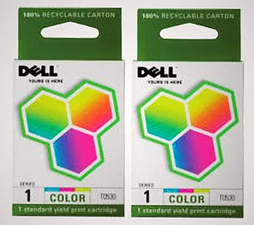 Dell Series 1 (T0530) Color Ink Cartridge 2-Pack GENUINE Dell 720 A920