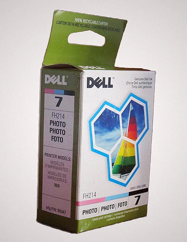 Dell Series 7 (FH214) Photo Color Ink Cartridge GENUINE NEW