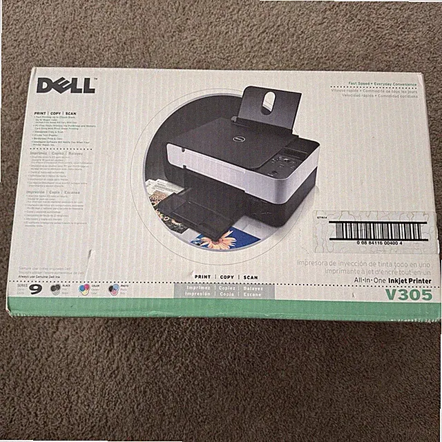 Dell V305 All In One Inkjet Print Scan Copy Professional Printer Fast Speed NEW!