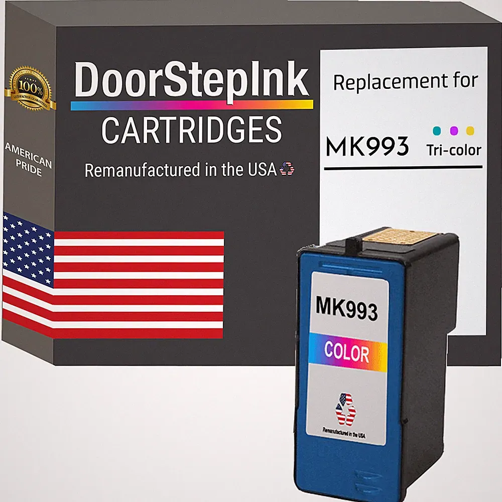 DoorStepInk Compatible Ink Cartridges for Dell MK993 Series 9 CLR-USA