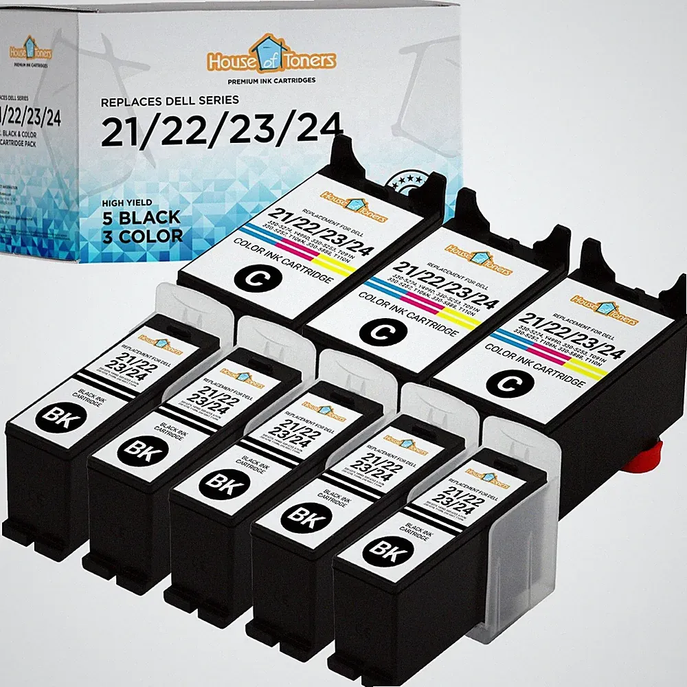 For Dell Series 21 22 23 Ink Cartridges for Dell V515w V313w V313 Printer Lot