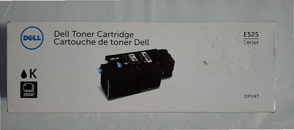 Genuine Dell E525W Ink Toner Color Laser All-In-One Printer 2000 Pages- Black