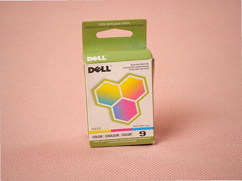 New Genuine Sealed DELL Color Ink Cartridge MK991 Series 9 for 926 Printer V305