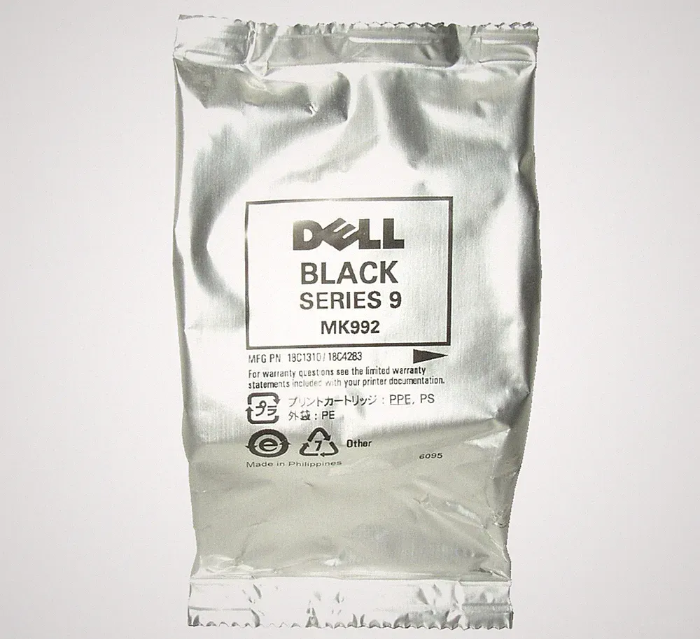 New Genuine Sealed Dell Series 9 XL MK992 Black Printer Ink 926 V305 V305w