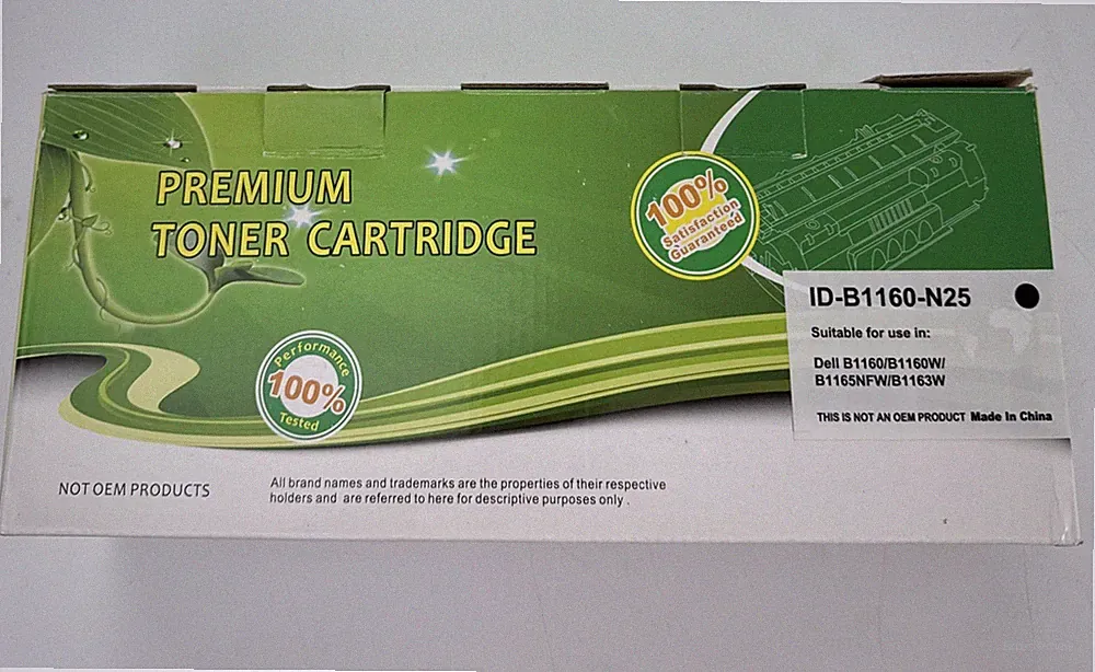 Toner/Ink Cartridge for DELL PRINTER B1160 / B1160W / B1165NFW / B1163W